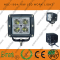 3 pouces carré 16W CREE LED lumière de travail conduite automatique hors route phare antibrouillard 12/24V DC